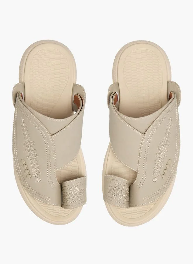 لو كونفورت صنادل رجالية مطرزة تشكيلة رمضان